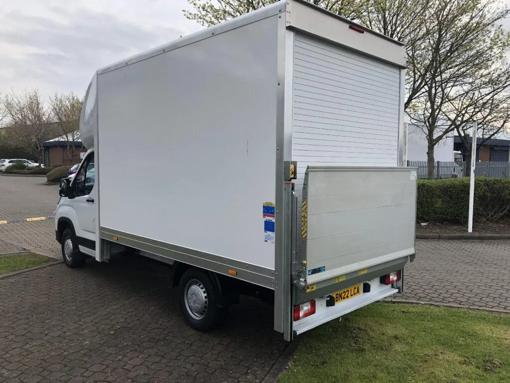 A removal van loaded for a longer move from Keighley